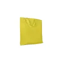 Variante Jaune - Sac shopping personnalisable anses courtes coton OEKO-TEX® 38x42 cm avec logo - Couleurs