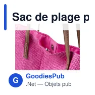 Sac de plage personnalisable en polyester avec logo - Sana - Miniature 5