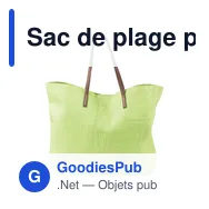 Sac de plage personnalisable en polyester avec logo - Sana - Miniature 8