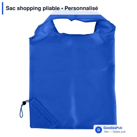 Sac shopping pliable personnalisable avec logo - IIM1EA - Image 11