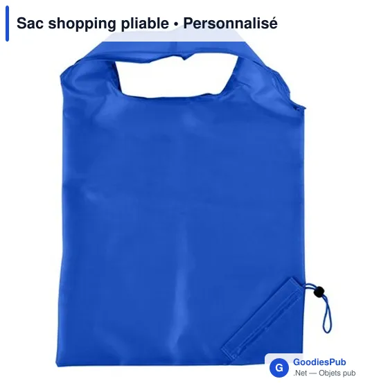 Sac shopping pliable personnalisable avec logo - IIM1EA - Image 12