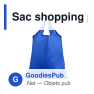 Sac shopping pliable personnalisable avec logo - IIM1EA - Miniature 9