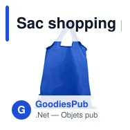 Sac shopping pliable personnalisable avec logo - IIM1EA - Miniature 10