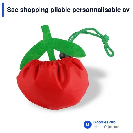 Sac shopping pliable personnalisable avec logo - Rosie