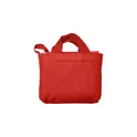 Variante rouge - Sac shopping pliable personnalisable Wes avec logo