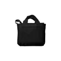 Variante noir - Sac shopping pliable personnalisable Wes avec logo