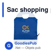Sac shopping pliable personnalisable avec logo | Xavier - Miniature 11