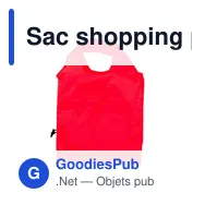 Sac shopping pliable personnalisable avec logo | Xavier - Miniature 3