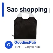 Sac shopping pliable personnalisable avec logo | Xavier - Miniature 7