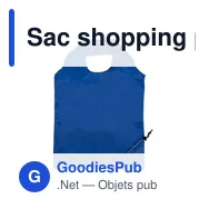 Sac shopping pliable personnalisable avec logo | Xavier - Miniature 9