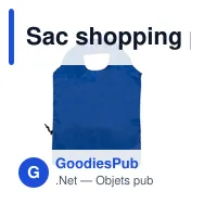 Sac shopping pliable personnalisable avec logo | Xavier - Miniature 10