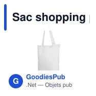 Sac shopping personnalisable avec logo - Santrell - Miniature 11