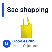 Sac shopping personnalisable avec logo - Santrell - Miniature 4