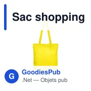 Sac shopping personnalisable avec logo - Santrell - Miniature 5