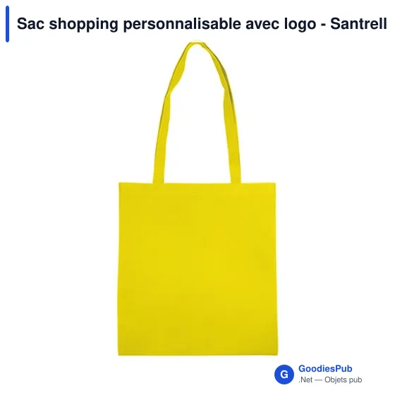 Sac shopping personnalisable avec logo - Santrell - Image 7