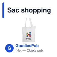 Sac shopping personnalisable avec logo - Santrell - Miniature 10
