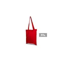 Variante rouge - Sac shopping personnalisable avec logo - Santrell