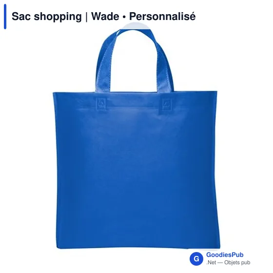 Sac shopping personnalisable Wade avec logo - 38 x 35 cm - Image 11