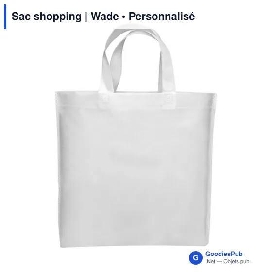 Sac shopping personnalisable Wade avec logo - 38 x 35 cm - Image 5