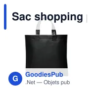 Sac shopping personnalisable Wade avec logo - 38 x 35 cm - Miniature 7