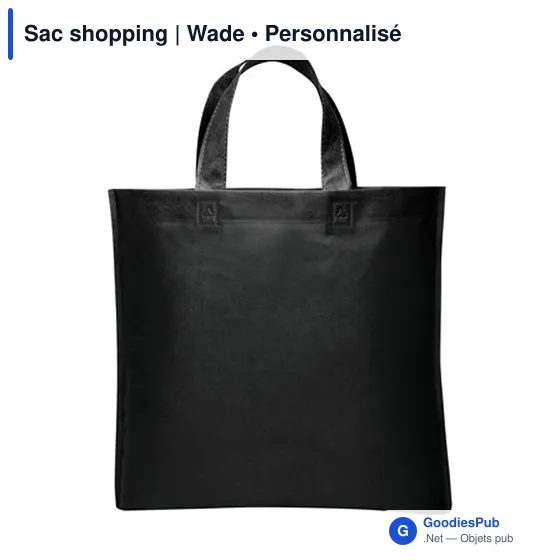 Sac shopping personnalisable Wade avec logo - 38 x 35 cm - Image 7