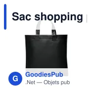 Sac shopping personnalisable Wade avec logo - 38 x 35 cm - Miniature 8