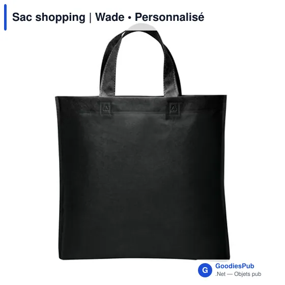 Sac shopping personnalisable Wade avec logo - 38 x 35 cm - Image 8