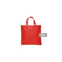 Variante rouge - Sac shopping personnalisable Wade avec logo - 38 x 35 cm