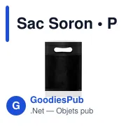 Sac non-tissé personnalisable Soron avec logo - 80g/m2 - Miniature 4