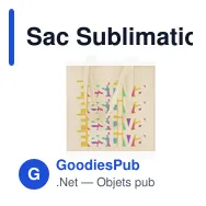 Sac Sublimation Prosum - Miniature 1