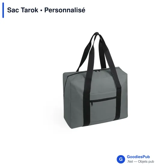 Sac de sport personnalisable Tarok avec logo pour entreprises - Image 1