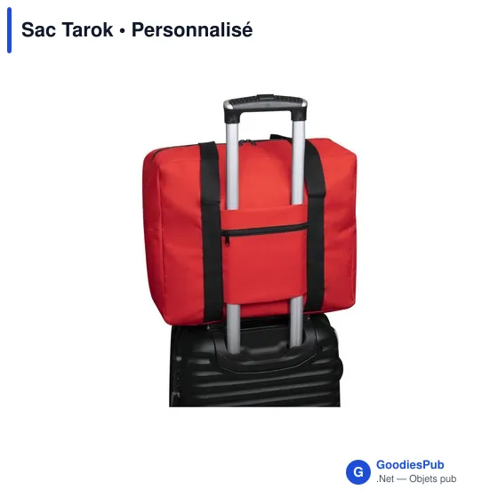 Sac de sport personnalisable Tarok avec logo pour entreprises - Image 3
