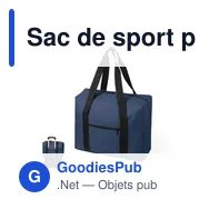 Sac de sport personnalisable Tarok avec logo pour entreprises - Miniature 6