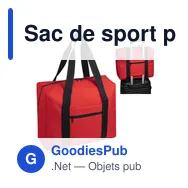 Sac de sport personnalisable Tarok avec logo pour entreprises - Miniature 8