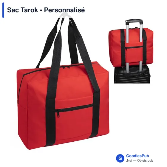 Sac de sport personnalisable Tarok avec logo pour entreprises - Image 8
