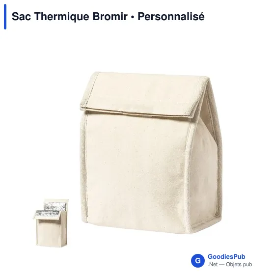Tote bag isotherme personnalisable avec logo pour entreprises - Image 1