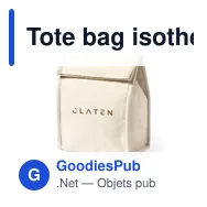 Tote bag isotherme personnalisable avec logo pour entreprises - Miniature 4