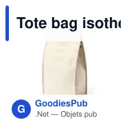 Tote bag isotherme personnalisable avec logo pour entreprises - Miniature 5