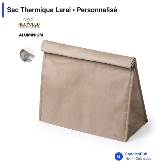 Sac thermique personnalisable Laral avec logo pour entreprises - Image 1