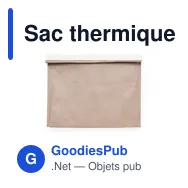 Sac thermique personnalisable Laral avec logo pour entreprises - Miniature 2