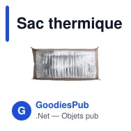 Sac thermique personnalisable Laral avec logo pour entreprises - Miniature 3