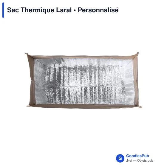 Sac thermique personnalisable Laral avec logo pour entreprises - Image 3