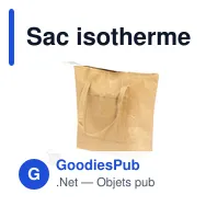 Sac isotherme personnalisable avec logo pour entreprises - Miniature 1