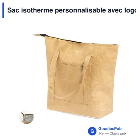 Sac isotherme personnalisable avec logo pour entreprises