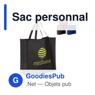 Sac personnalisable en PP tissé laminé 45 x 18 x 45 cm avec logo - Laminé - Miniature 1