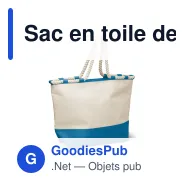 Sac en toile de coton personnalisable 380 g/m² avec logo - Coloris - Miniature 4