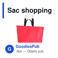 Sac shopping personnalisable Torvik avec logo - Rouge - Miniature 11