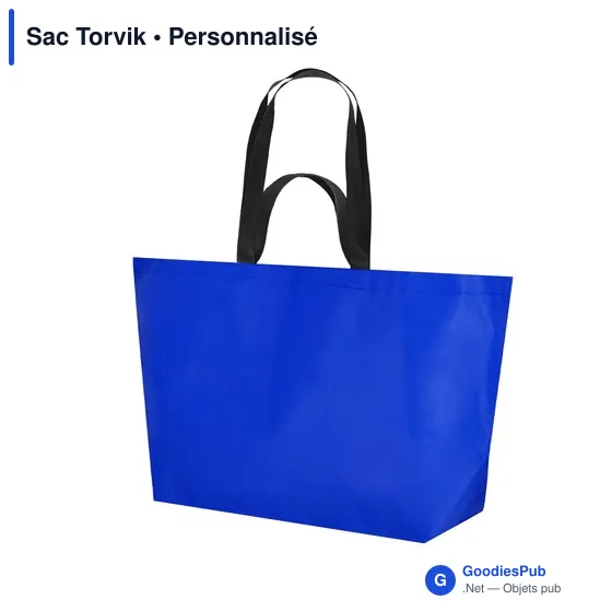 Sac shopping personnalisable Torvik avec logo - Rouge - Image 9