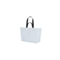 Variante blanc - Sac shopping personnalisable Torvik avec logo - Rouge