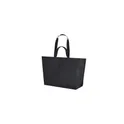 Variante noir - Sac shopping personnalisable Torvik avec logo - Rouge